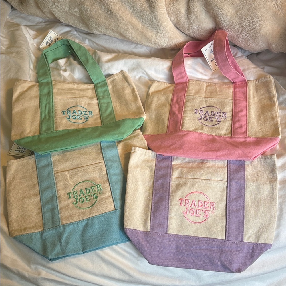 Trader Joe’s mini totes spring edition
